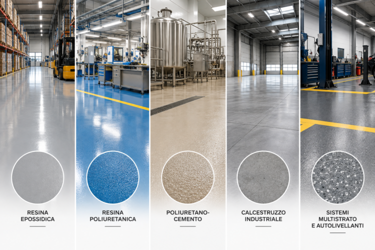 Tipologie di pavimenti industriali: caratteristiche e differenze