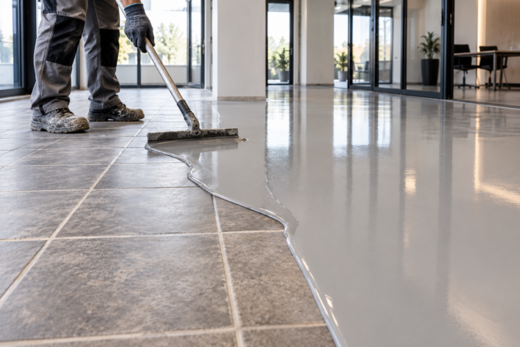 Pavimenti in resina sopra le piastrelle: si può fare?
